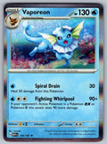 Vaporeon Holo Rare SV: Scarlet & Violet 151 134/165 NM 2023