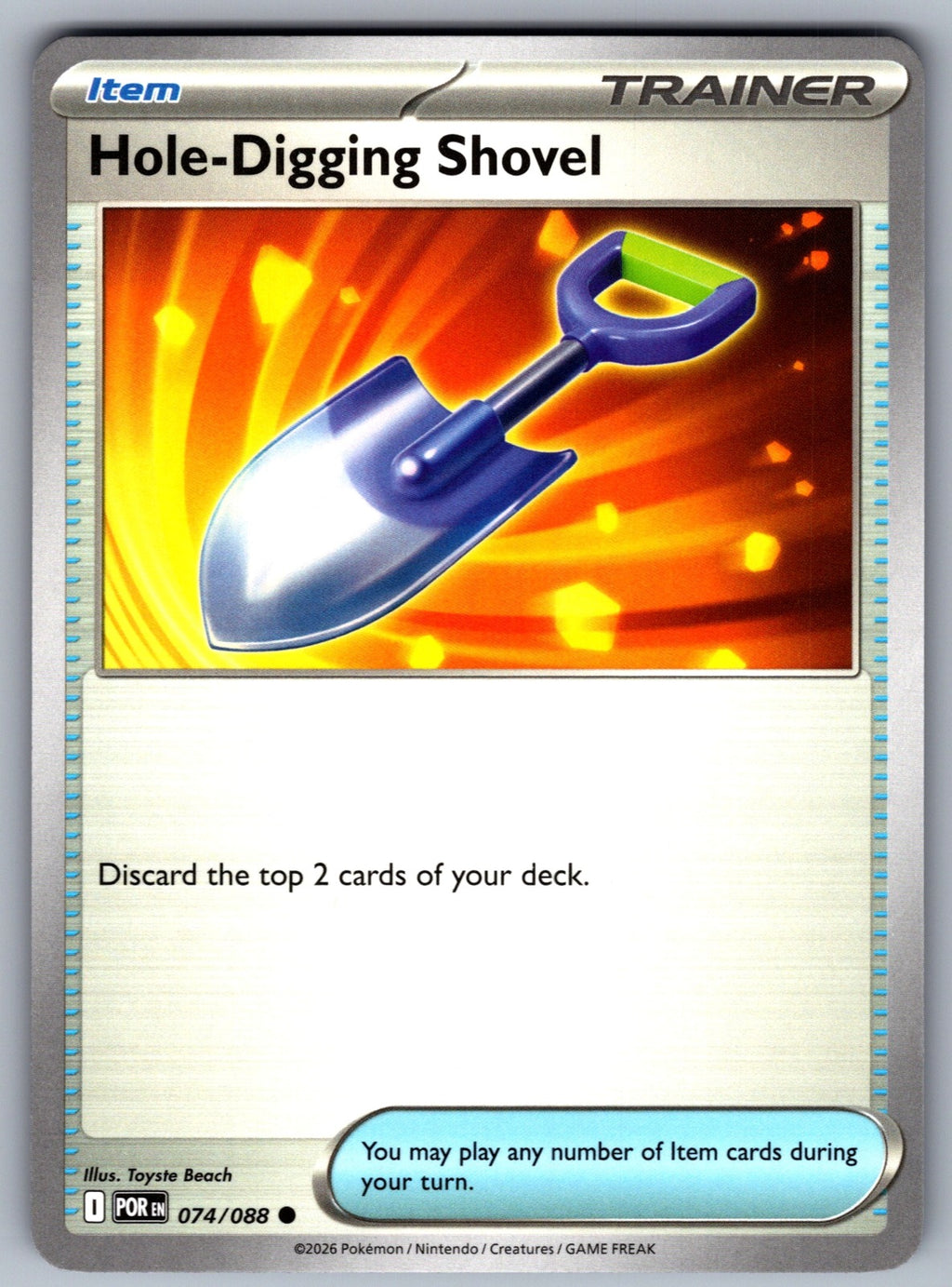 Hole-Digging Shovel Common ME03: Perfect Order 074/088 NM 2026