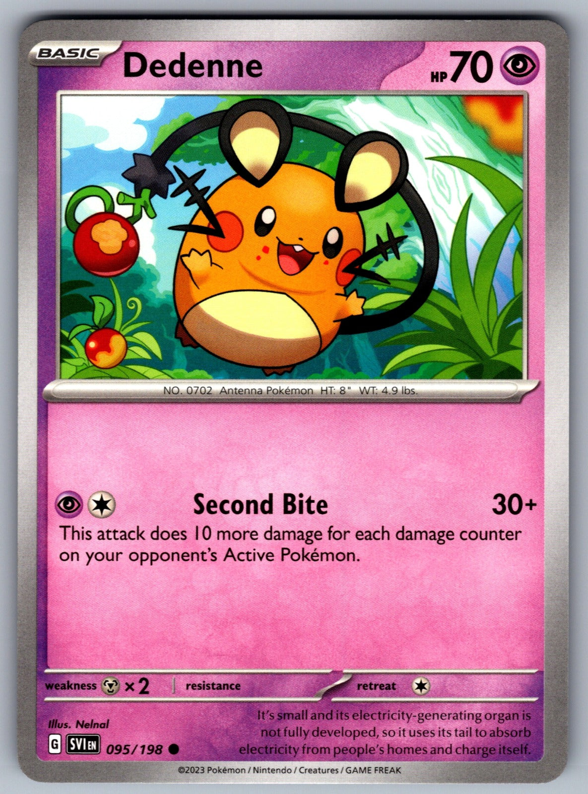 Dedenne Common SV01: Scarlet & Violet Base Set 095/198 NM 2023