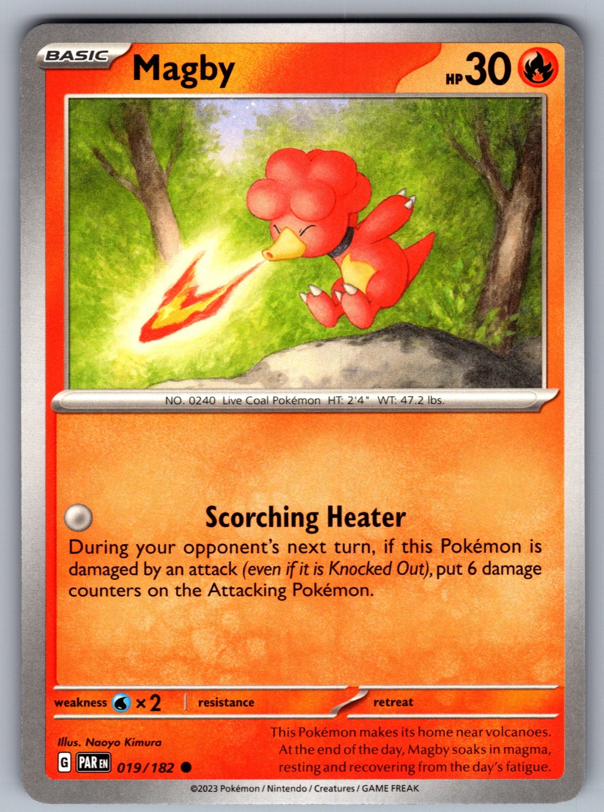 Magby Common SV04: Paradox Rift 019/182 NM 2023