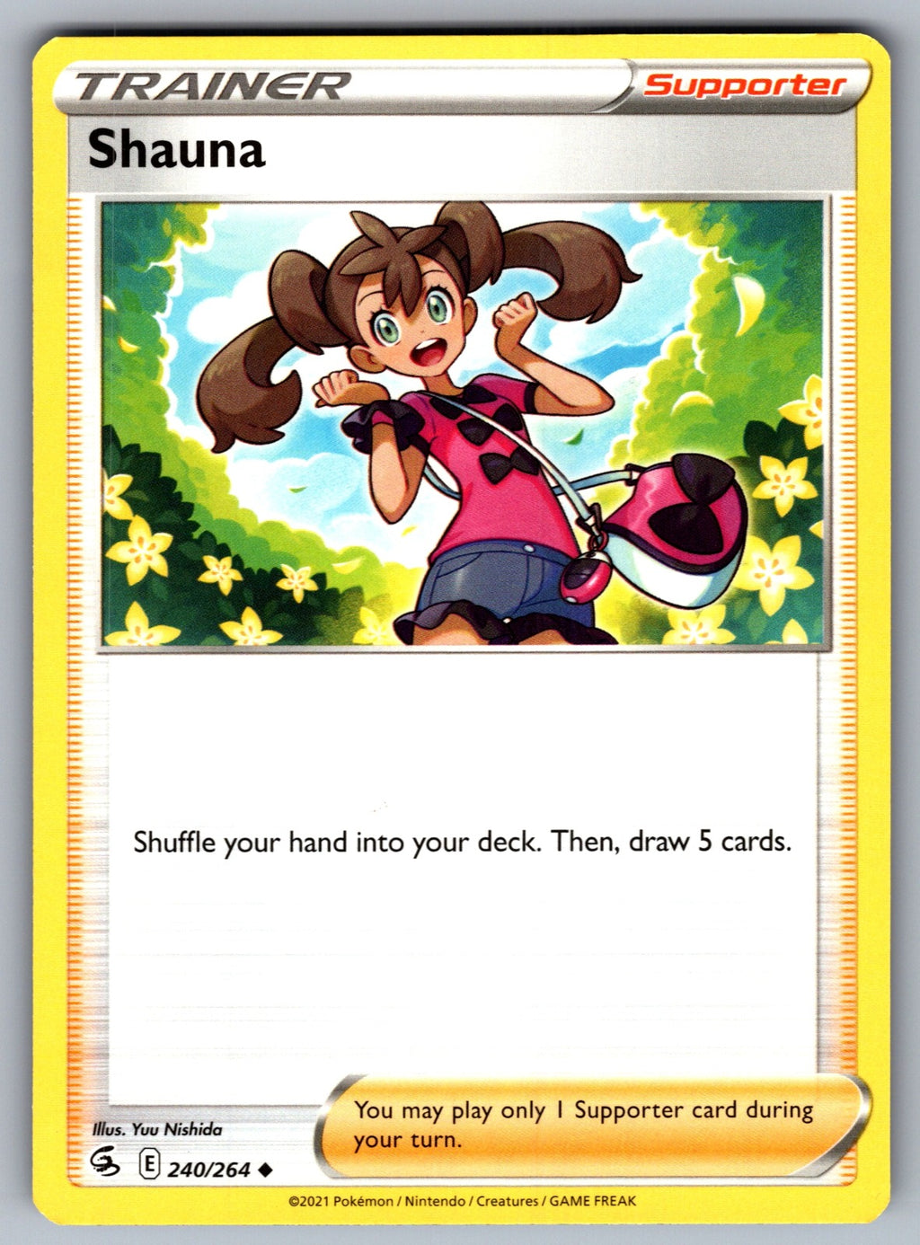 Shauna Uncommon SWSH08: Fusion Strike 240/264 NM 2021