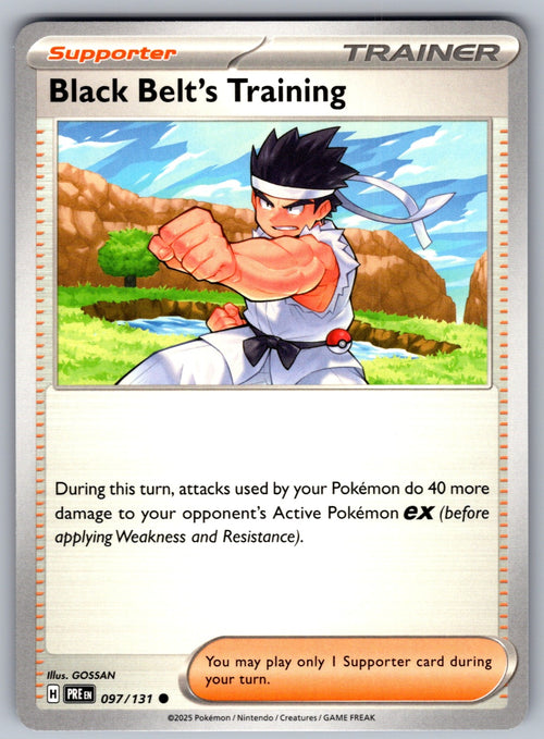 Black Belt's Training Common SV: Prismatic Evolutions 097/131 NM 2025