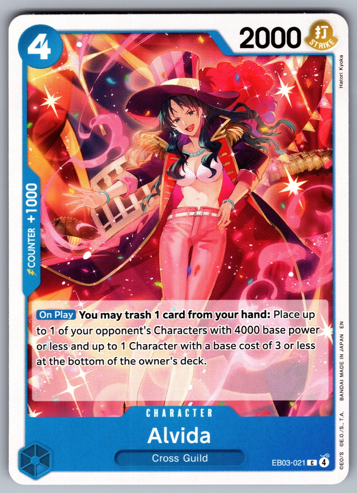 Alvida C Extra Booster: One Piece Heroines Edition EB03-021 NM 2026
