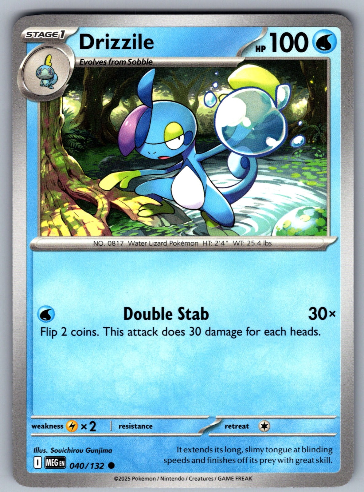 Drizzile Common ME01: Mega Evolution 040/132 NM 2025