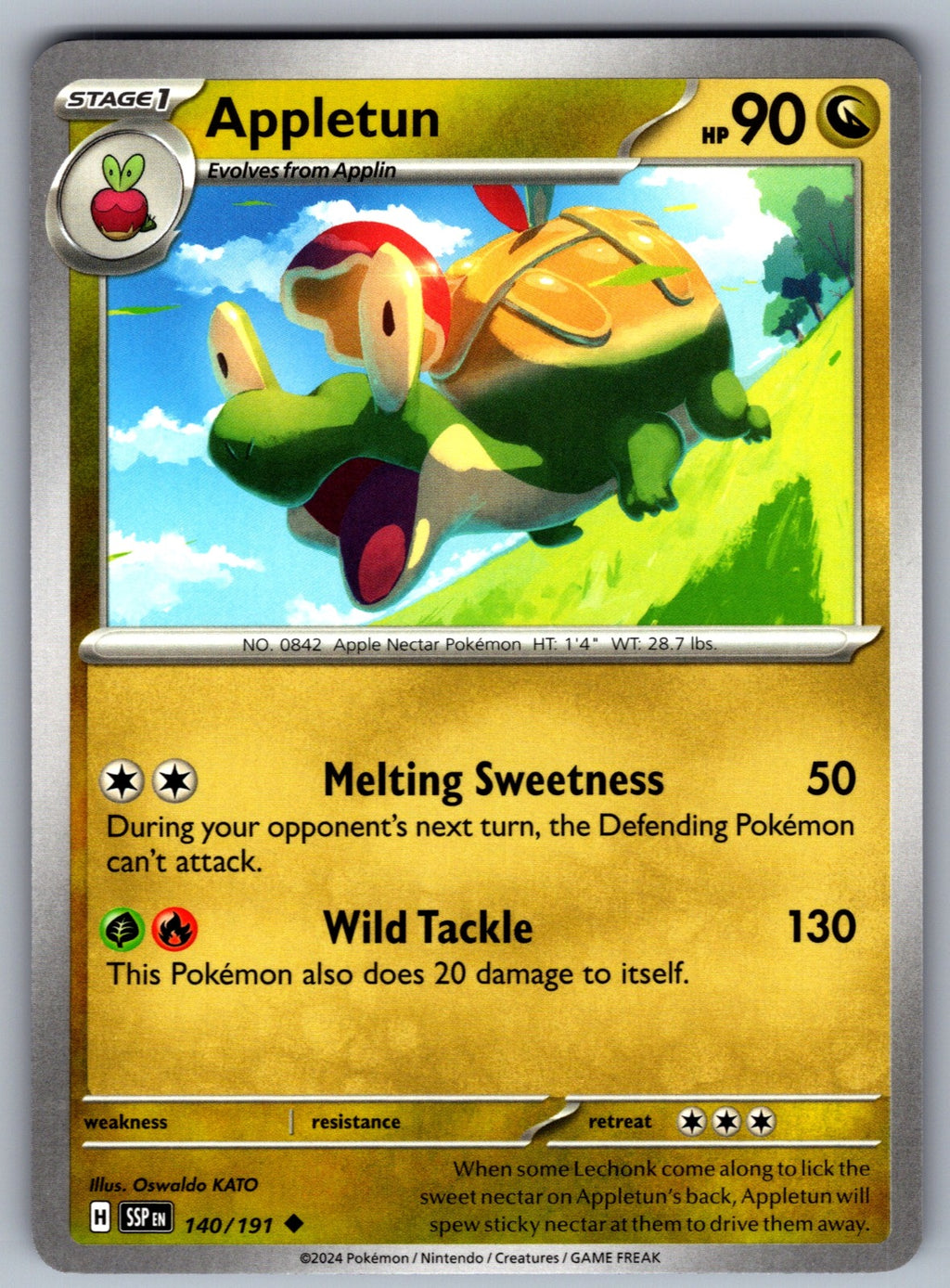 Appletun Uncommon SV08: Surging Sparks 140/191 NM 2024
