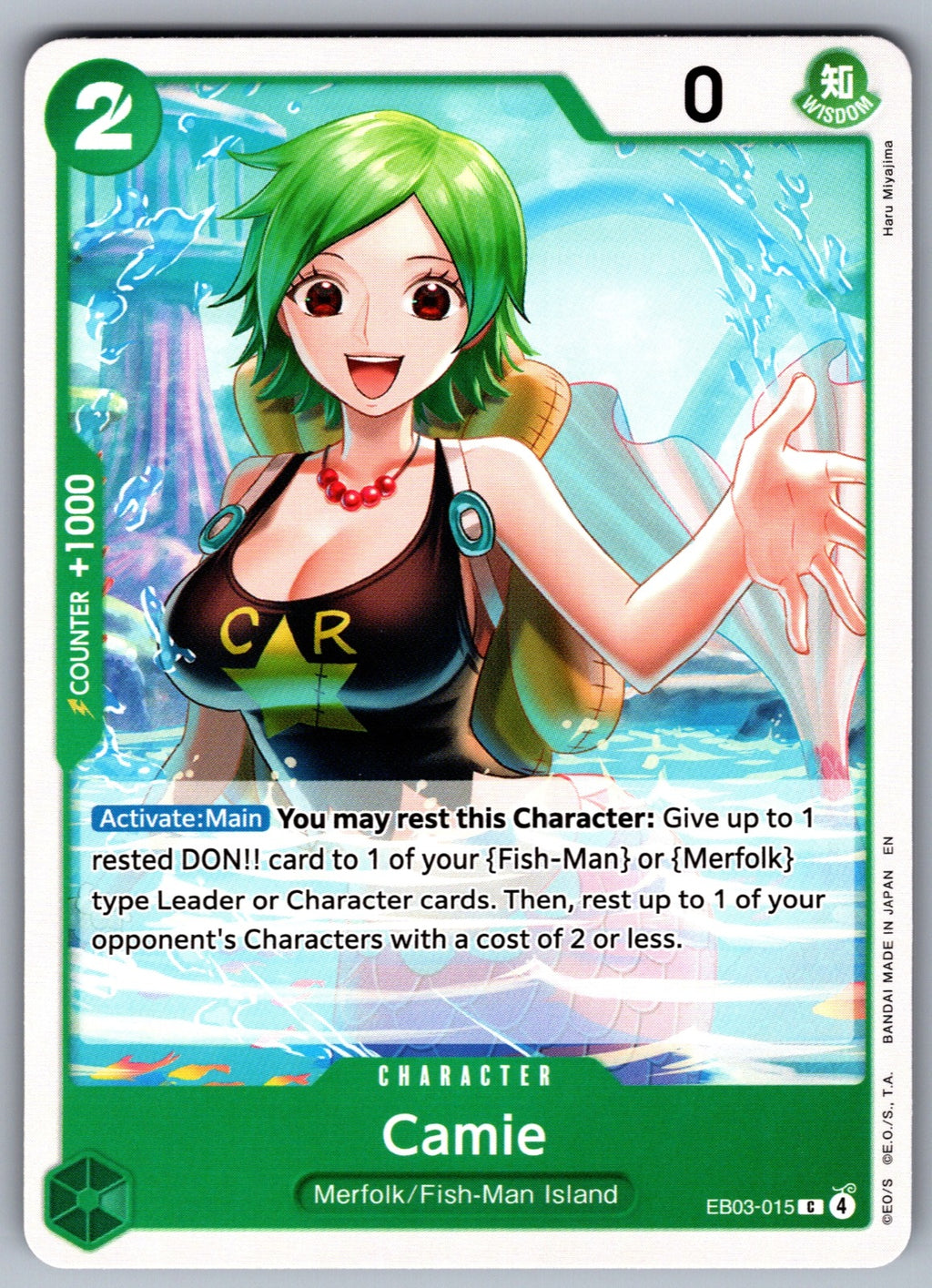 Camie C Extra Booster: One Piece Heroines Edition EB03-015 NM 2026