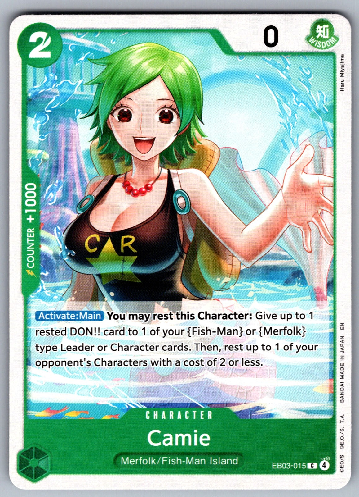 Camie C Extra Booster: One Piece Heroines Edition EB03-015 NM 2026