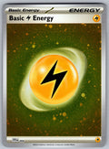 Basic Lightning Energy (Cosmos Holo) Holo Common SVE: Scarlet & Violet Energies 