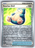 Snorlax Doll Reverse Holo Uncommon SV04: Paradox Rift 175/182 NM 2023