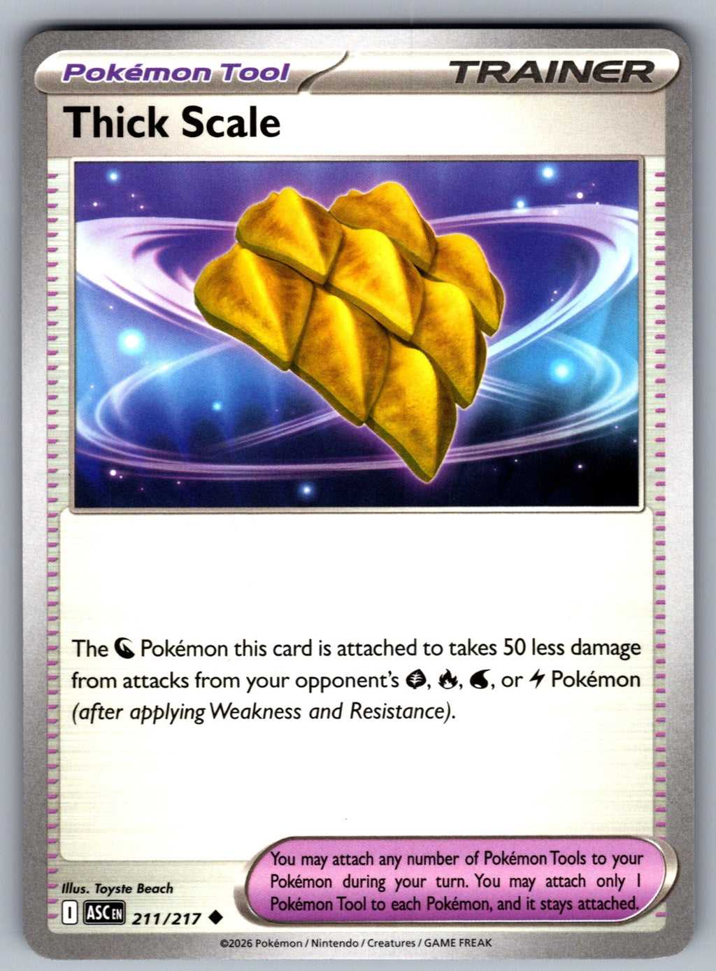 Thick Scale Uncommon ME: Ascended Heroes 211/217 NM 2026