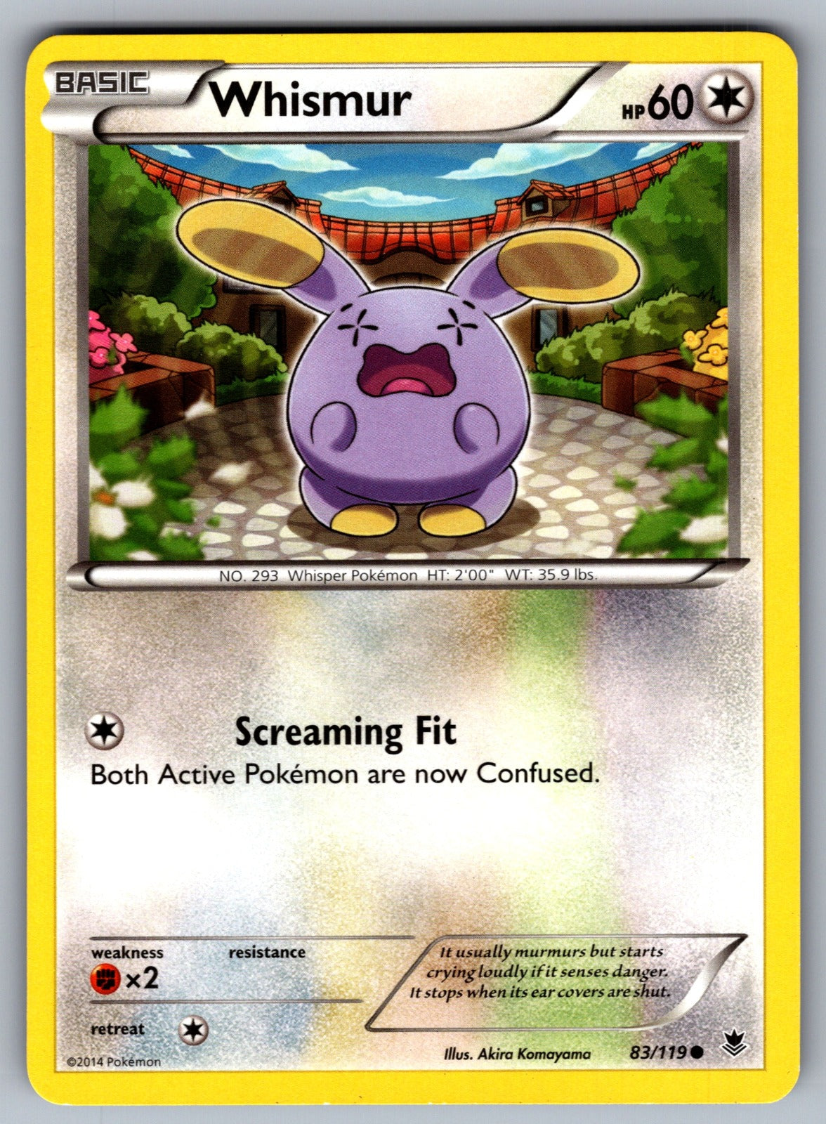 Whismur Common XY - Phantom Forces 83/119 LP 2014