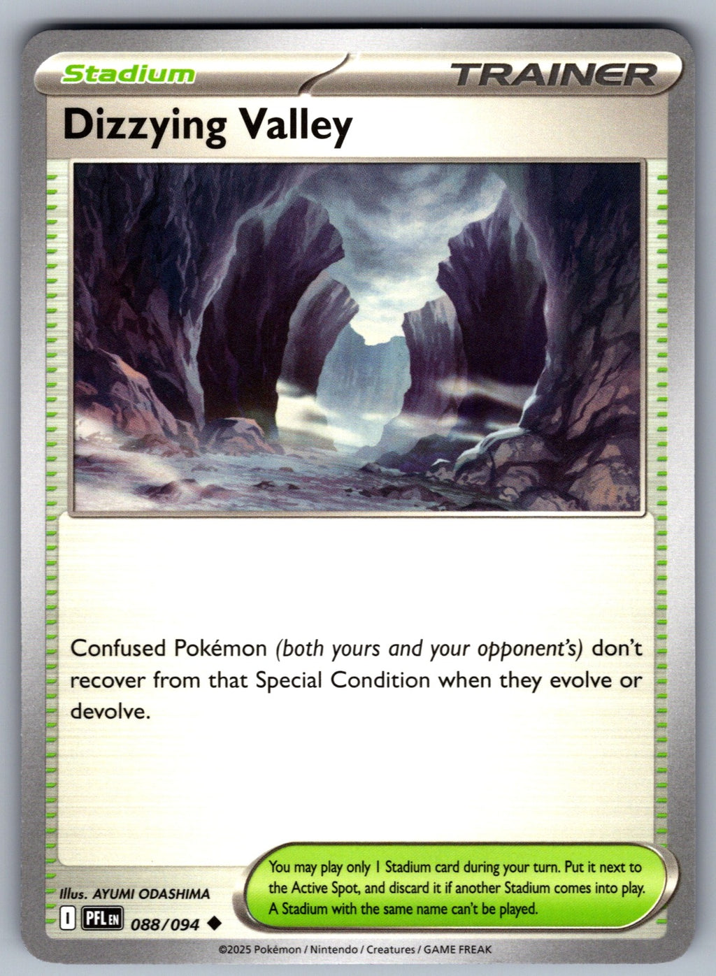 Dizzying Valley Uncommon ME02: Phantasmal Flames 088/094 NM 2025