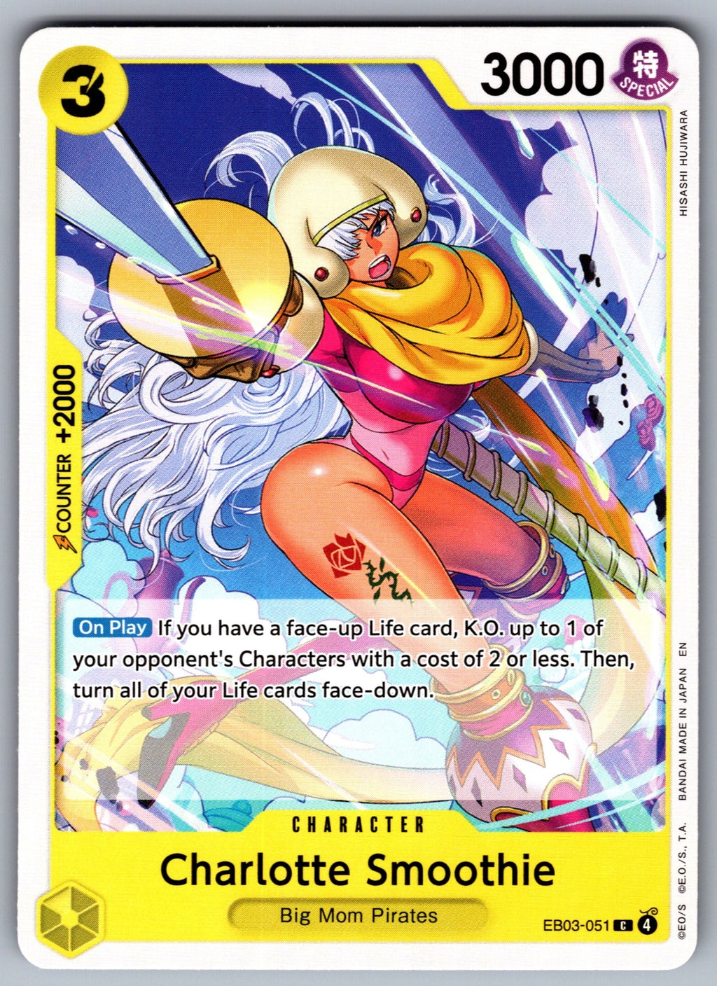 Charlotte Smoothie C Extra Booster: One Piece Heroines Edition EB03-051 NM 2026