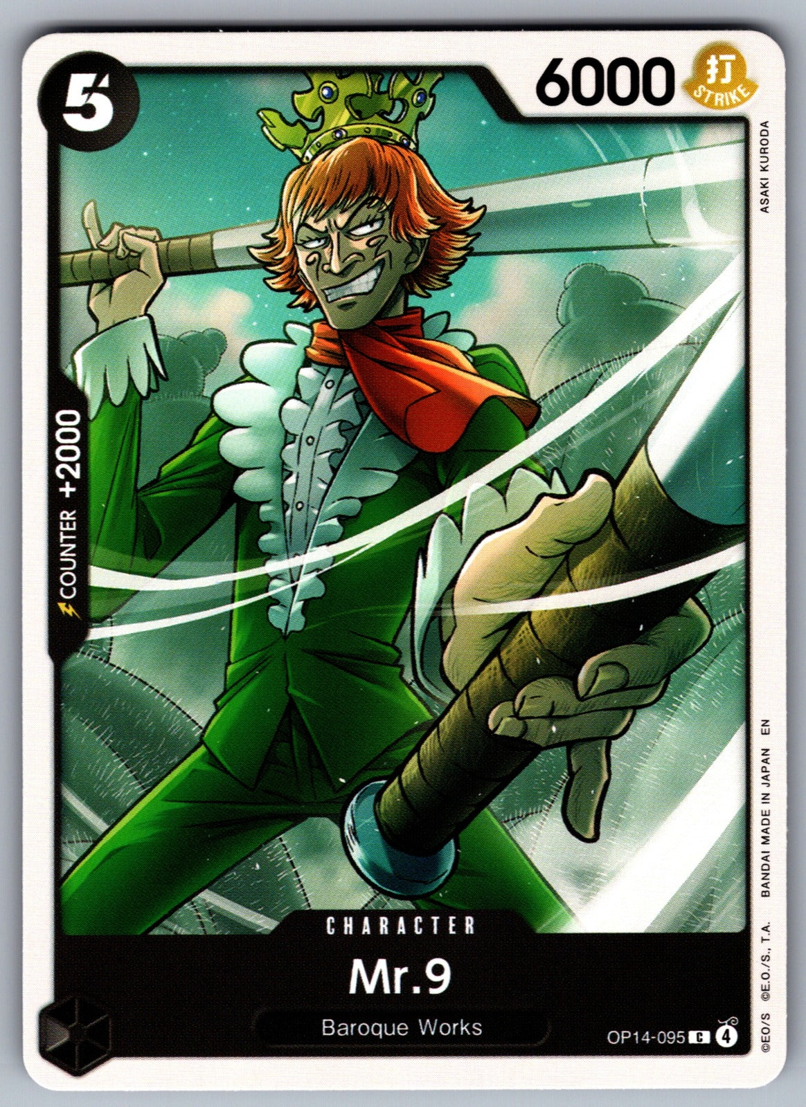 Mr. 9 C Extra Booster: Memorial Collection EB01-037 NM 2024
