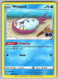 Wimpod Common Pokemon GO 025/078 NM 2022