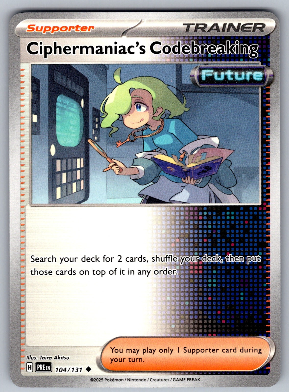 Ciphermaniac's Codebreaking Uncommon SV: Prismatic Evolutions 104/131 NM 2025
