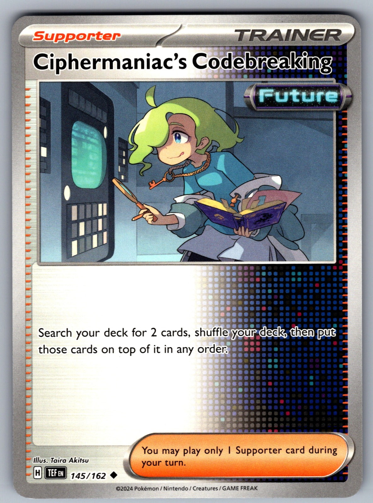 Ciphermaniac's Codebreaking - Uncommon SV05: Temporal Forces 145/162 NM 2024