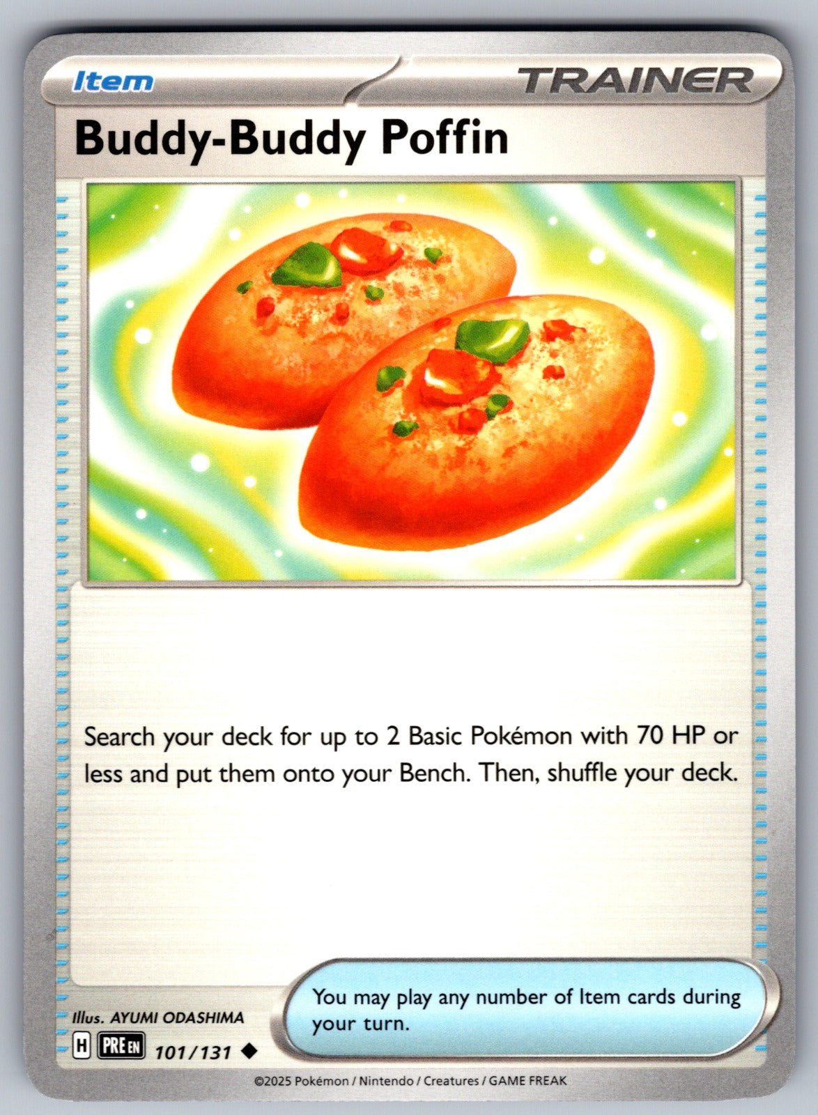 Buddy-Buddy Poffin Uncommon SV: Prismatic Evolutions 101/131 NM 2025