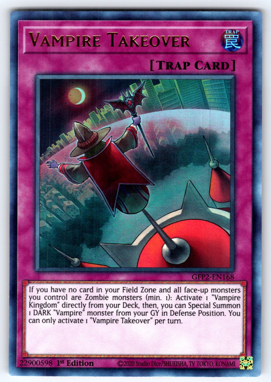 Vampire Takeover 1st Edition Ultra Rare Ghosts From the Past: The 2nd Haunting G