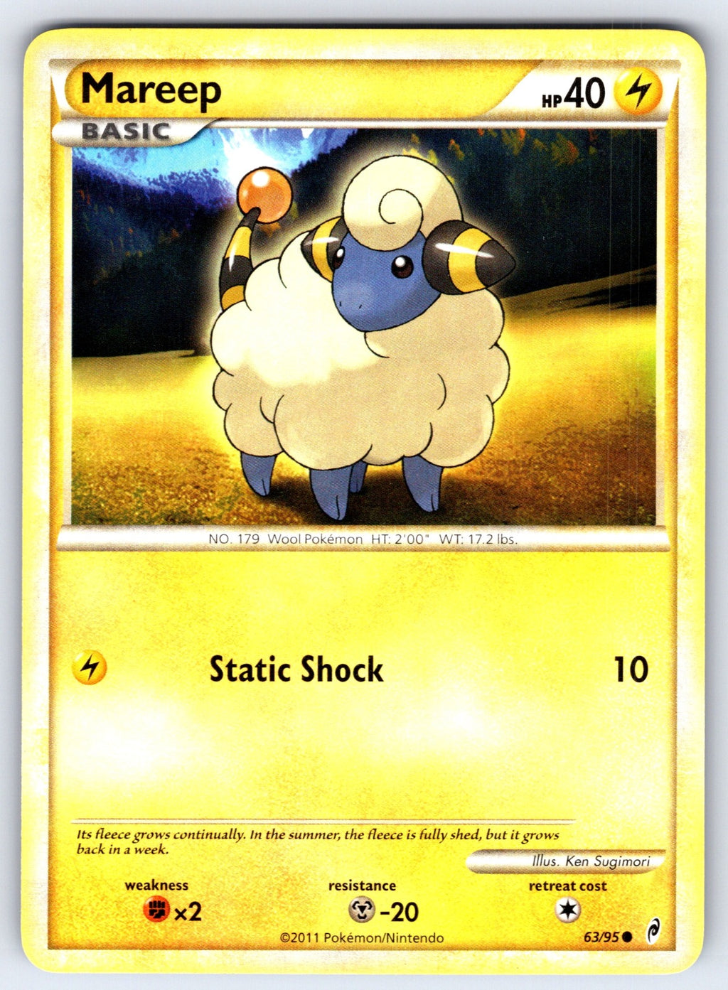 Mareep Common Call of Legends 63/95 LP 2011