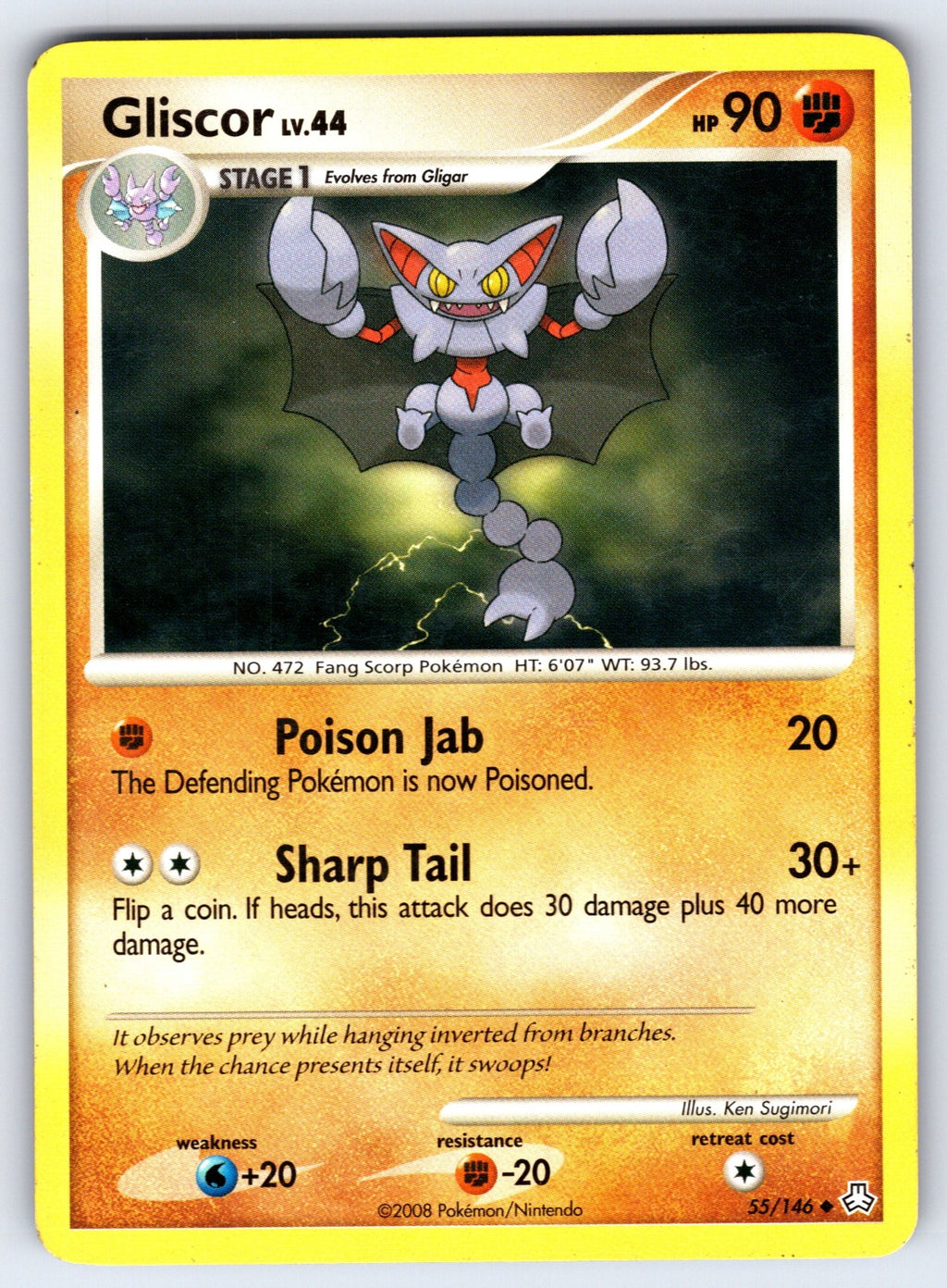 Gliscor (55) Uncommon Legends Awakened 55/146 LP 2008