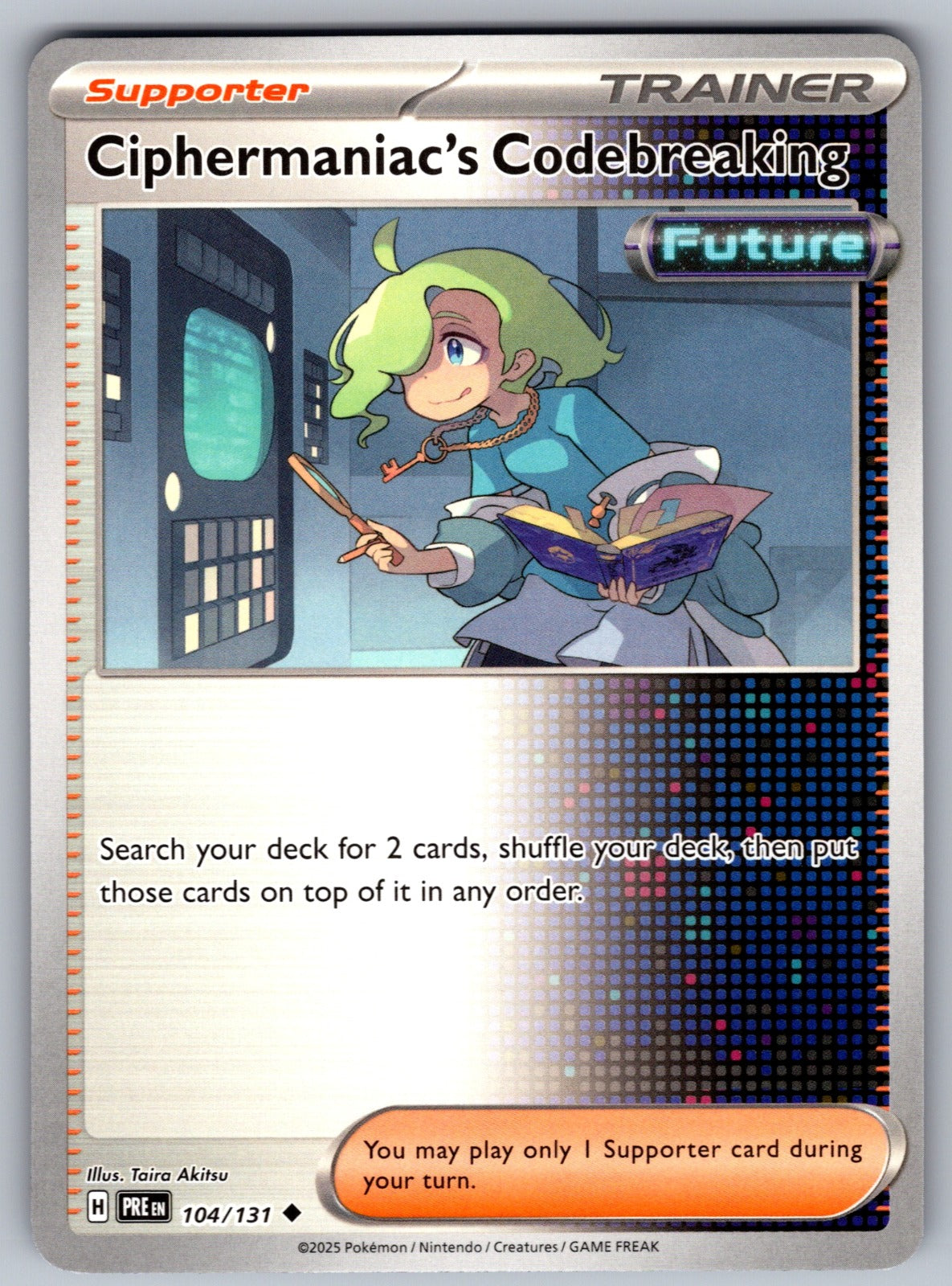 Ciphermaniac's Codebreaking Uncommon SV: Prismatic Evolutions 104/131 NM 2025