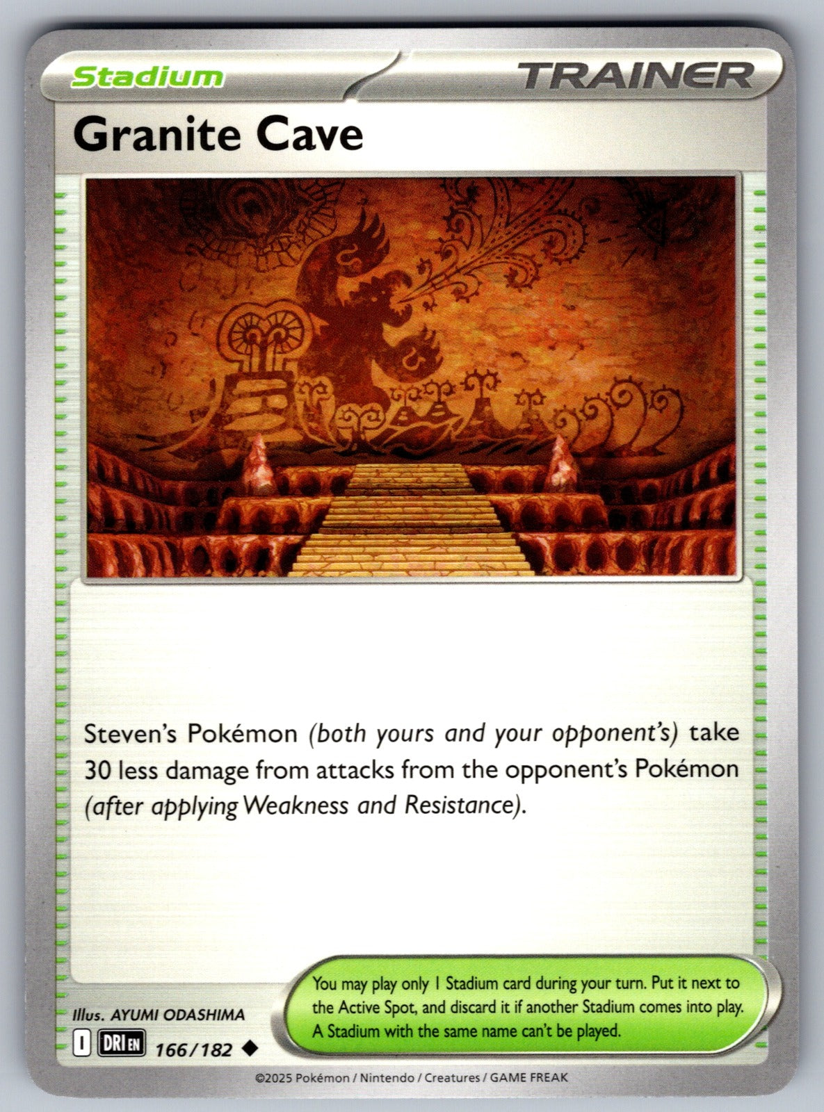 Granite Cave Uncommon SV10: Destined Rivals 166/182 NM 2025