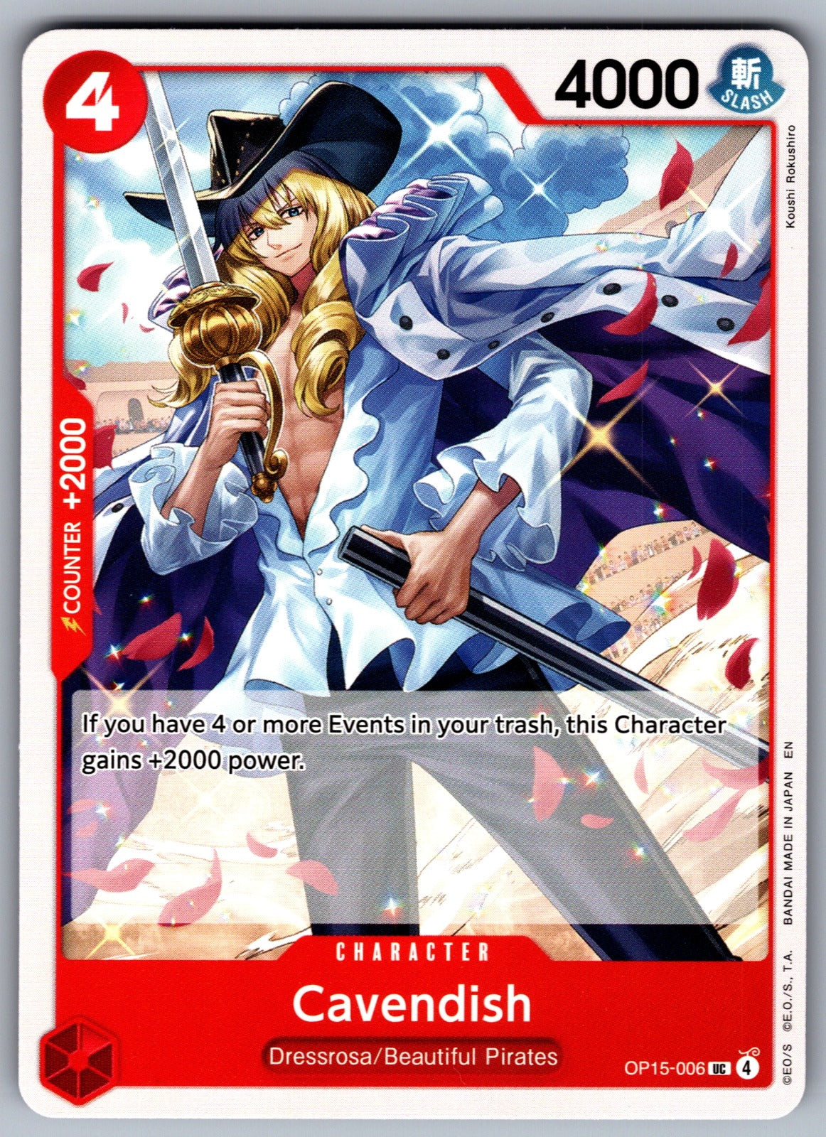 Cavendish UC Adventure on Kami's Island OP15-006 NM 2026