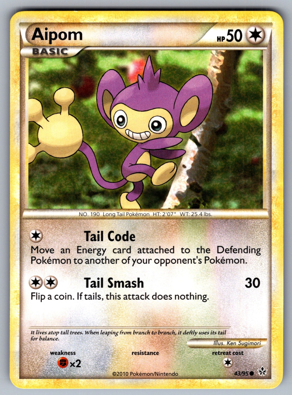 Aipom Common Unleashed 43/95 LP 2010