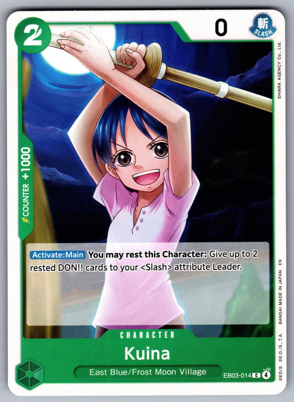 Kuina C Extra Booster: One Piece Heroines Edition EB03-014 NM 2026