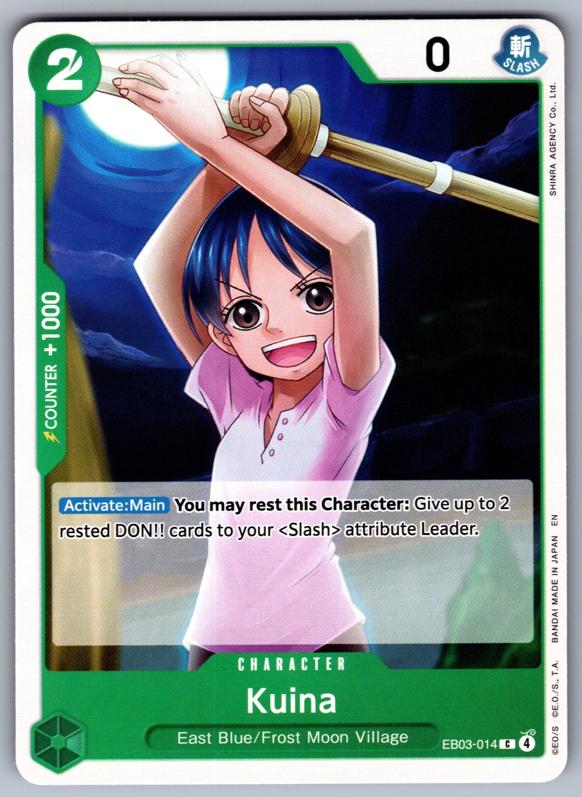 Kuina C Extra Booster: One Piece Heroines Edition EB03-014 NM 2026