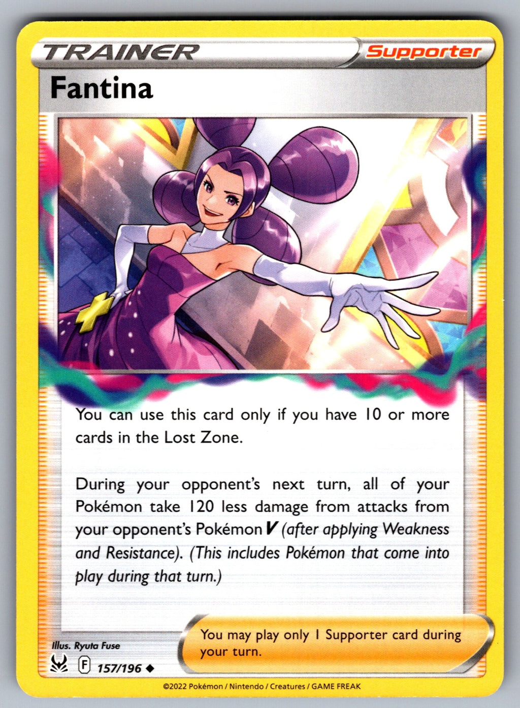 Fantina Uncommon SWSH11: Lost Origin 157/196 NM 2022