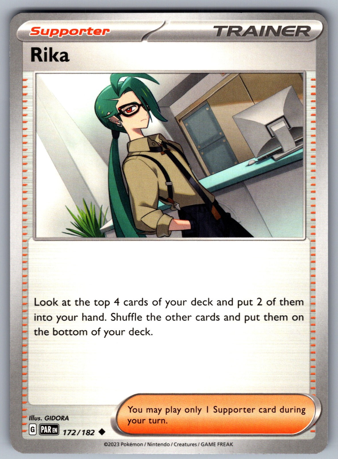 Rika Uncommon SV04: Paradox Rift 172/182 NM 2023