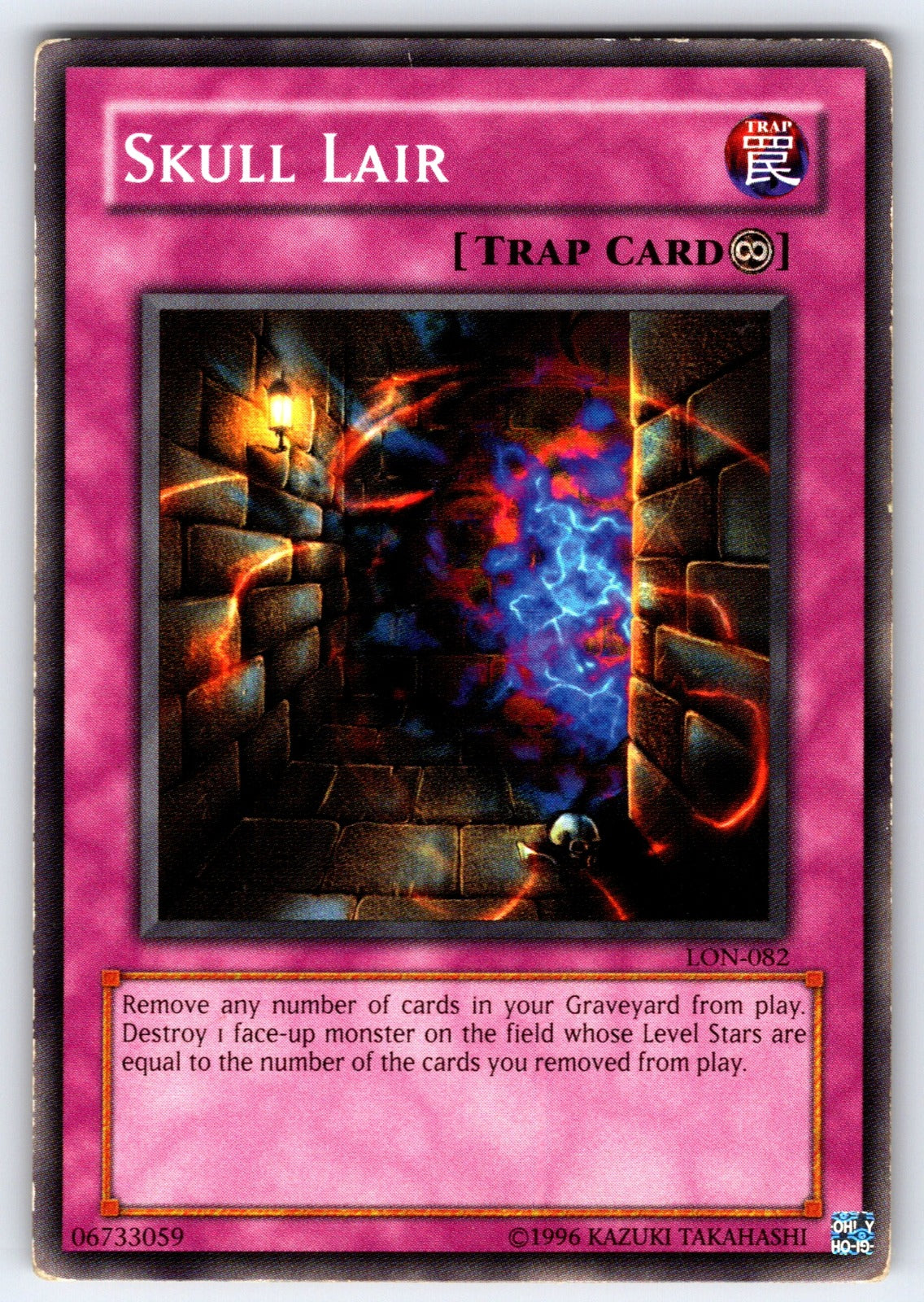 Skull Lair Unlimited Common Labyrinth of Nightmare LON-082 HP 2004