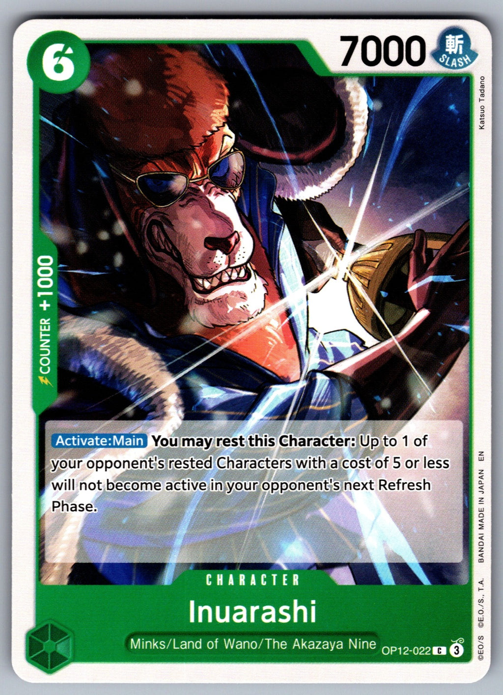 Inuarashi C Legacy of the Master OP12-022 NM 2025