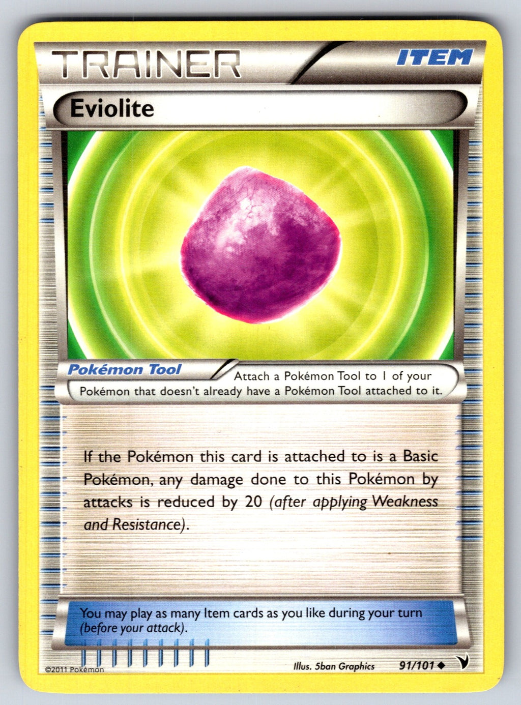 Eviolite Uncommon Noble Victories 91/101 LP 2011
