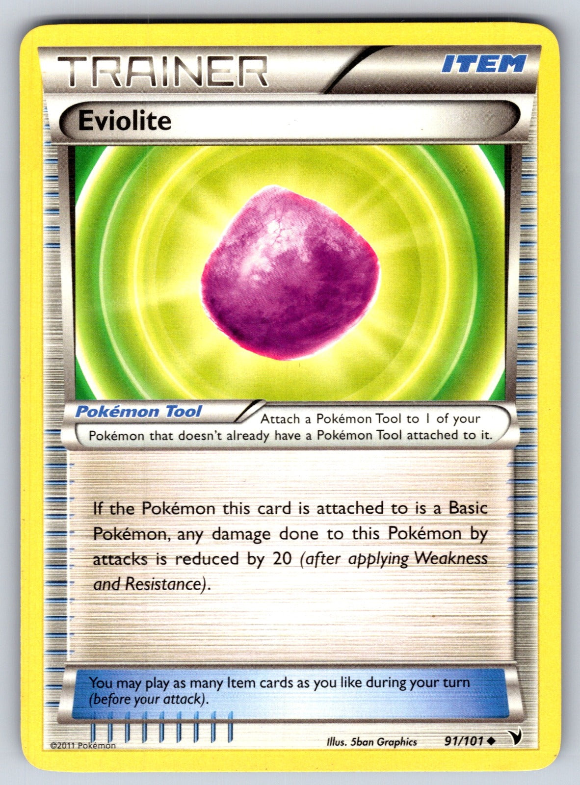 Eviolite Uncommon Noble Victories 91/101 LP 2011