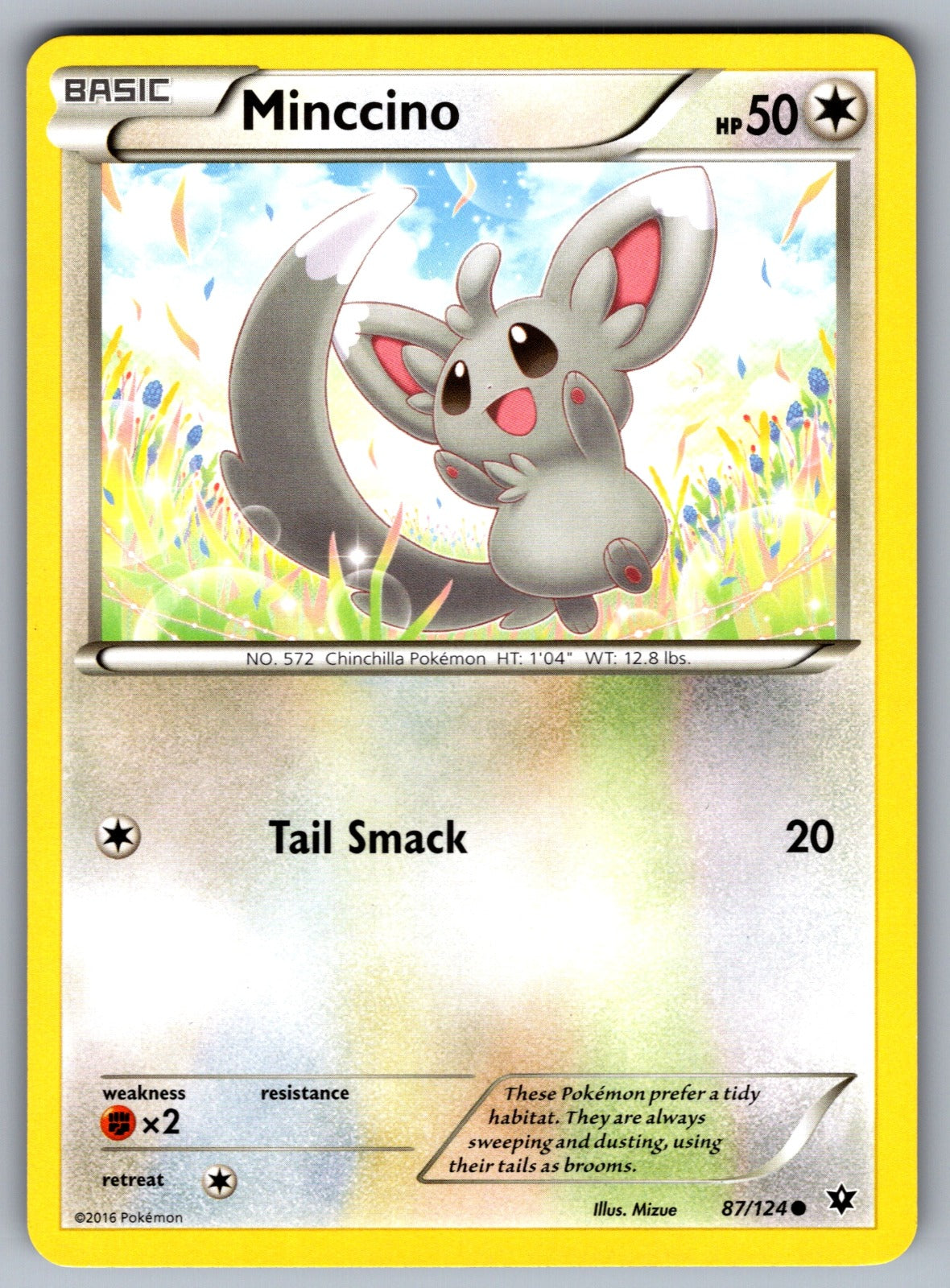 Minccino (87) Common XY - Fates Collide 87/124 LP 2016