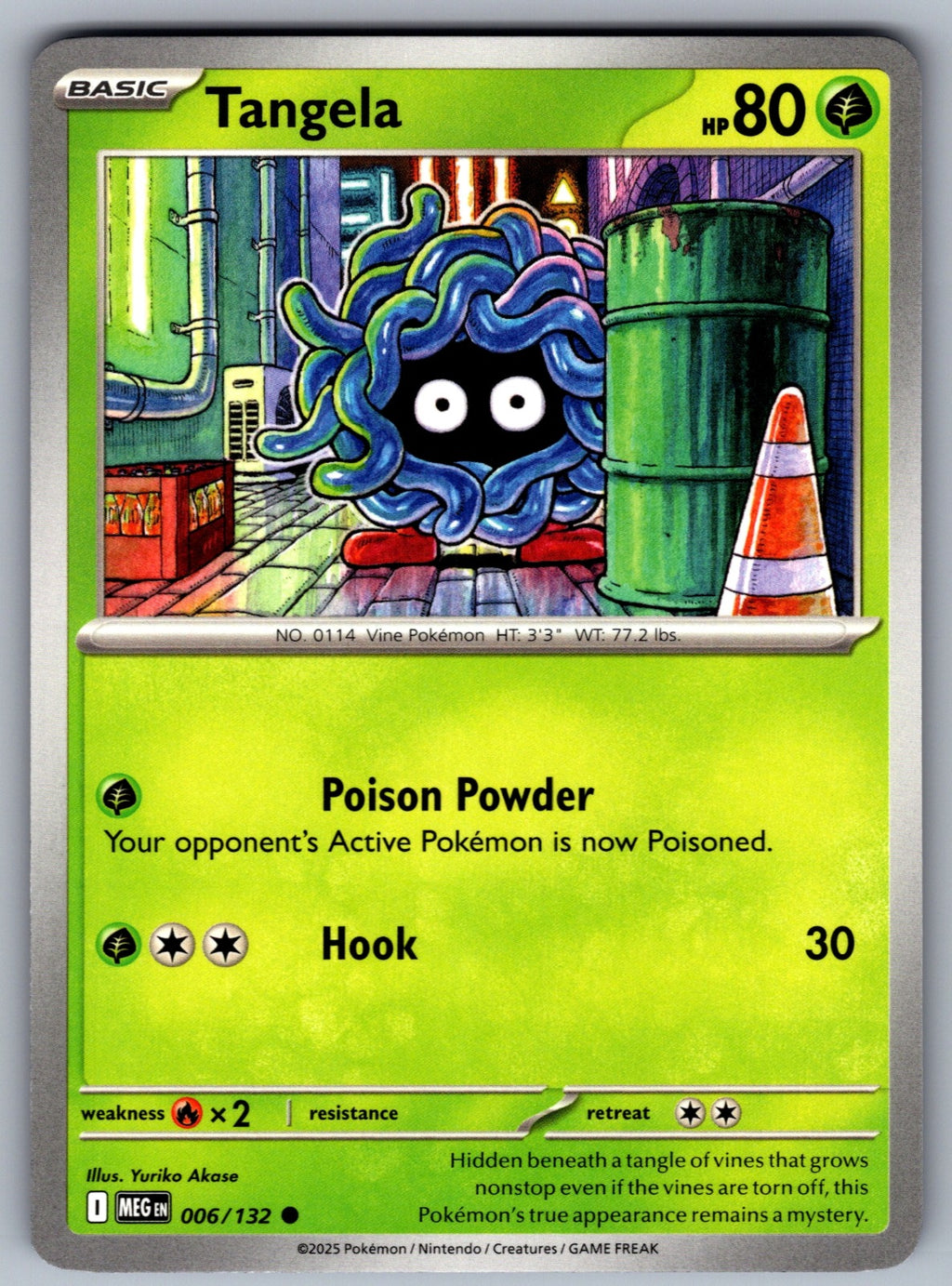 Tangela Common ME01: Mega Evolution 006/132 NM 2025