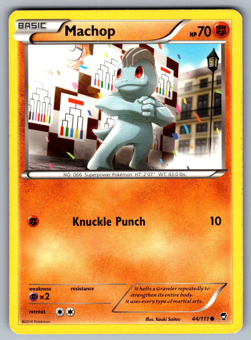 Machop Common XY - Furious Fists 44/111 LP 2014