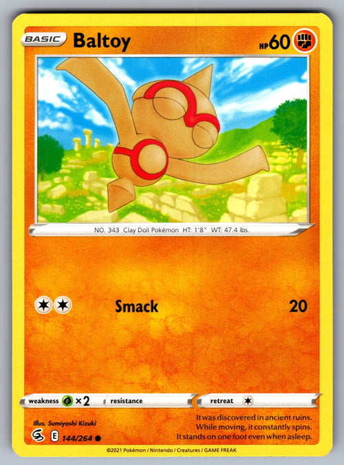 Baltoy Common SWSH08: Fusion Strike 144/264 NM 2021