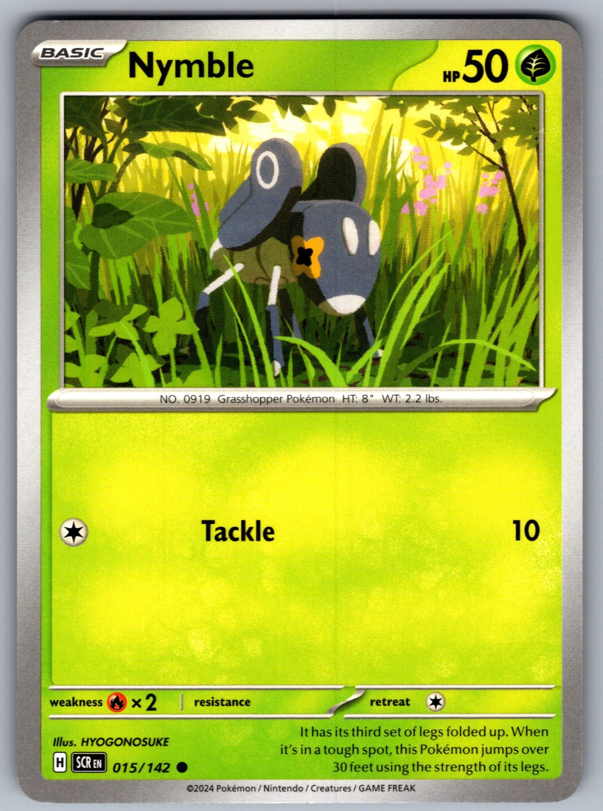 Nymble Common SV07: Stellar Crown 015/142 NM 2024
