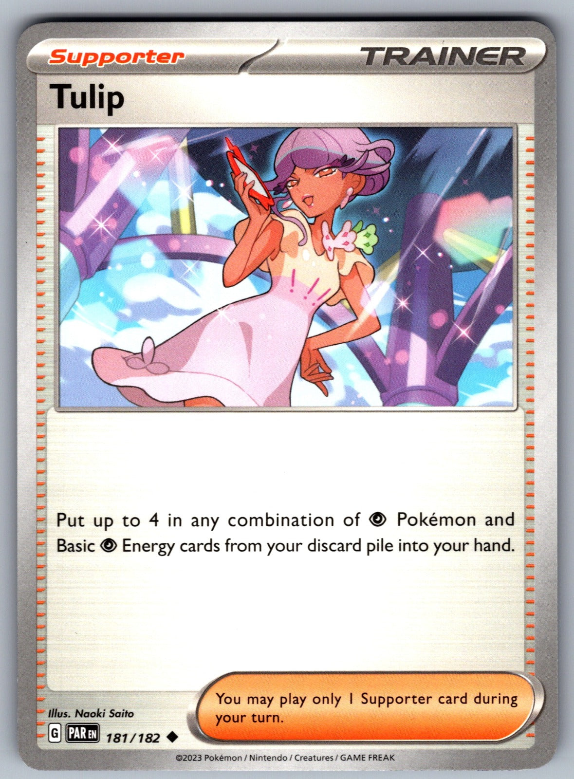 Tulip Uncommon SV04: Paradox Rift 181/182 NM 2023