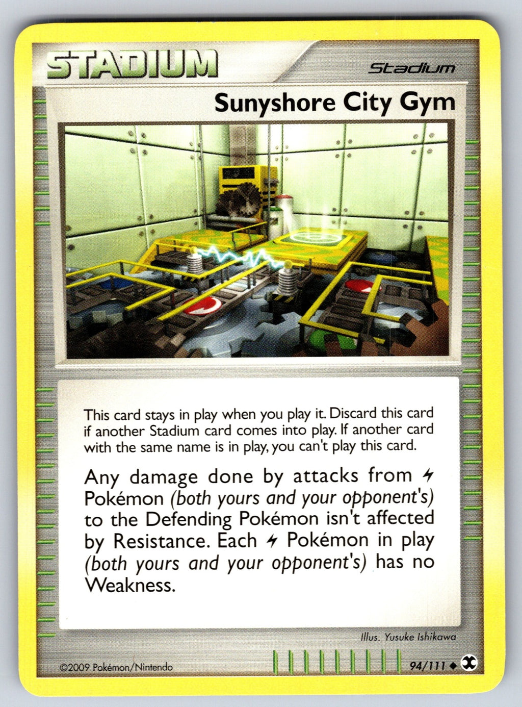 Sunyshore City Gym Uncommon Rising Rivals 94/111 LP 2009