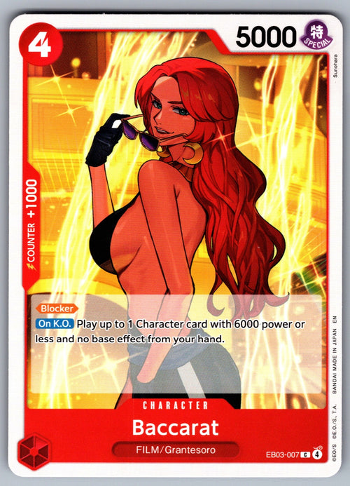 Baccarat C Extra Booster: One Piece Heroines Edition EB03-007 NM 2026