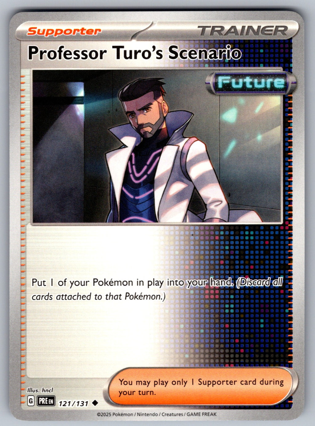 Professor Turo's Scenario Uncommon SV: Prismatic Evolutions 121/131 NM 2025