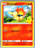 Cyndaquil - 10/25 Promo McDonald's 25th Anniversary Promos 010/025 NM 2021