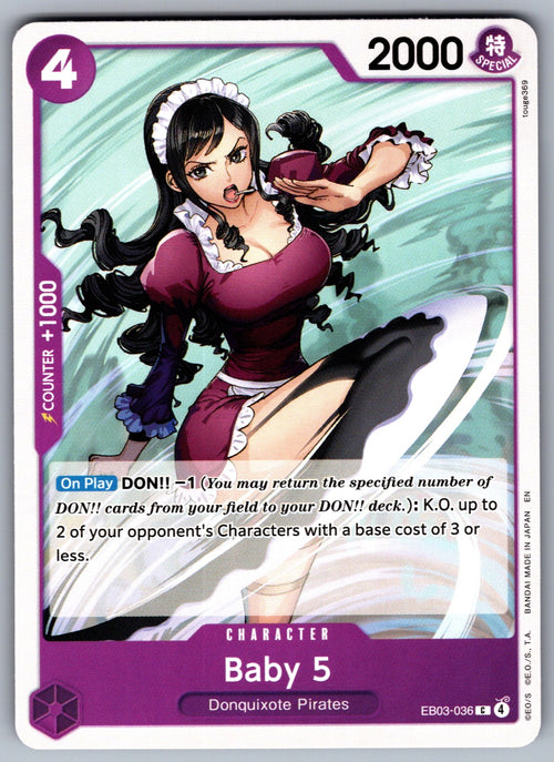 Baby 5 C Extra Booster: One Piece Heroines Edition EB03-036 NM 2026