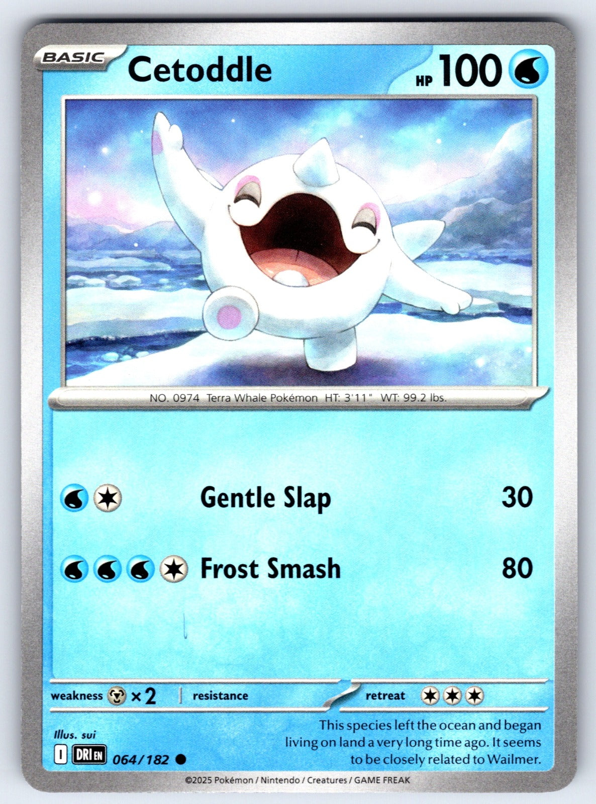 Cetoddle Common SV10: Destined Rivals 064/182 NM 2025