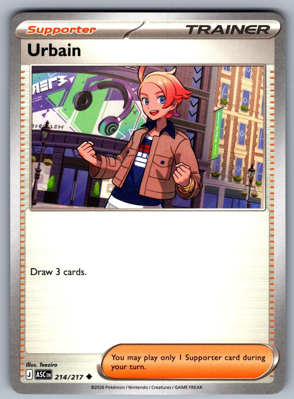 Urbain Uncommon ME: Ascended Heroes 214/217 NM 2026